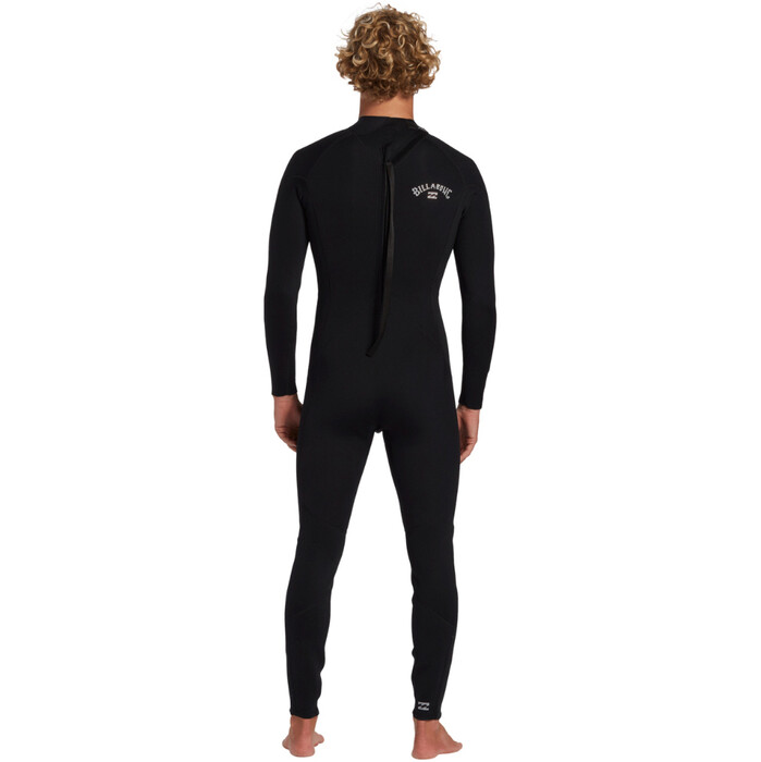 2024 Billabong Hombres Foil 5/4mm Back Zip Neopreno ABYW100236 - Black